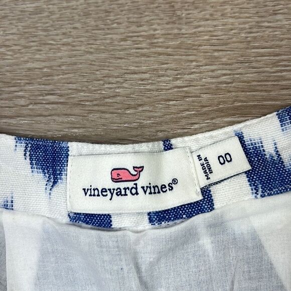 Vineyard Vines Blue and White Mini Skirt Size 00 - Picture 2 of 7
